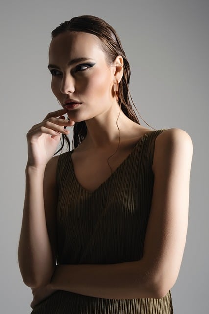 Avant-garde interior with bold color accents